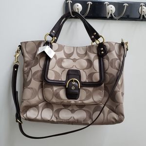 Coach Izzy Fashion Satchel in Signature Jacquard
